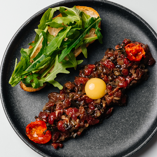 Тартар из вырезки теленка