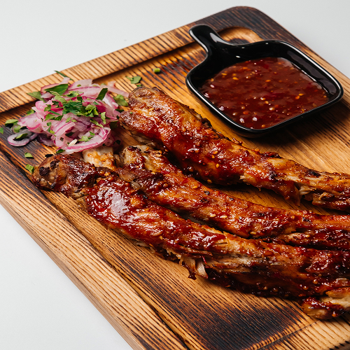  Пряные свиные ребрышки